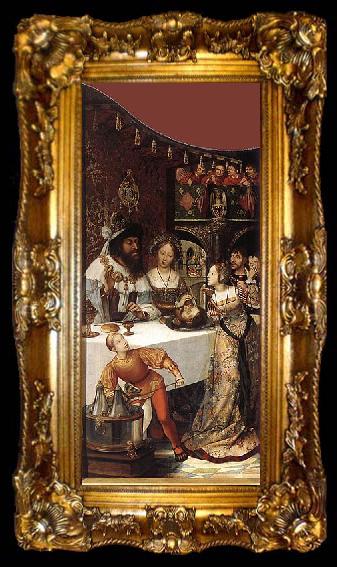 framed  Quentin Matsys St John Altarpiece, ta009-2